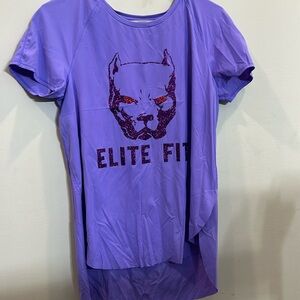 Workout material shirt